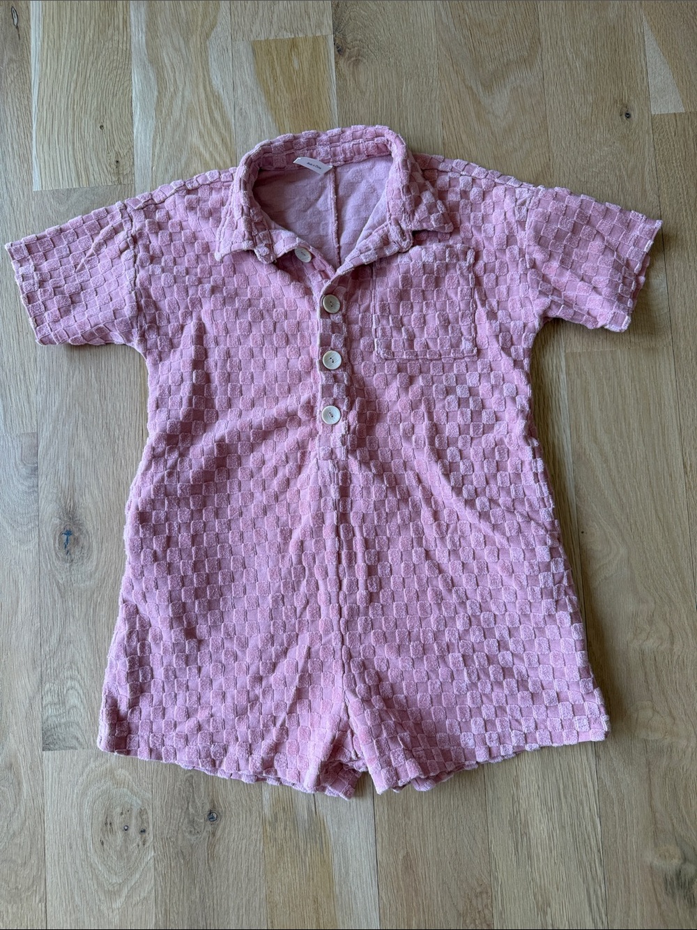 Rylee + Cru Girls Pink Romper